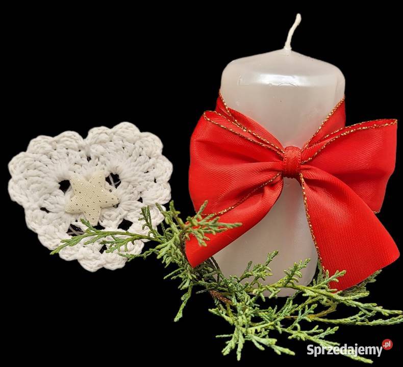 Ozdoby choinkowe serduszka ręcznie wykonane sprzedam