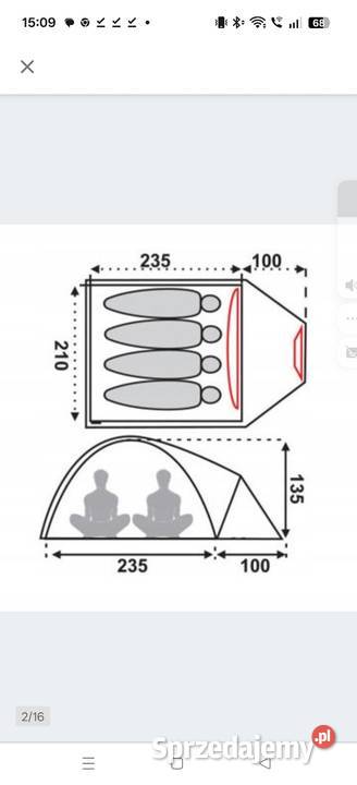 Namiot Fjord Nansen Andy IV Kraków