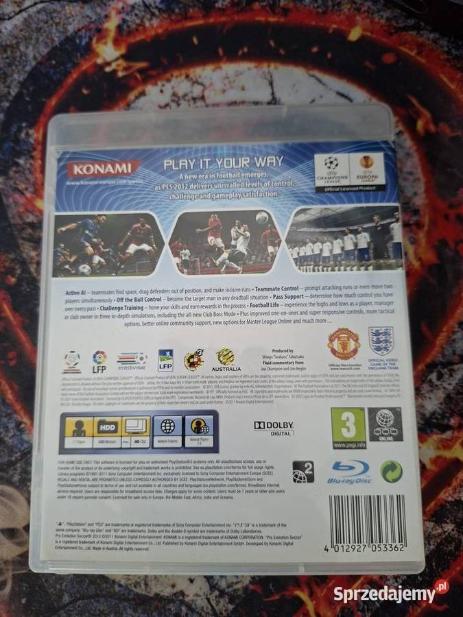 Gra Pro Evolution Soccer 2012 PES 2012 mazowieckie Warszawa