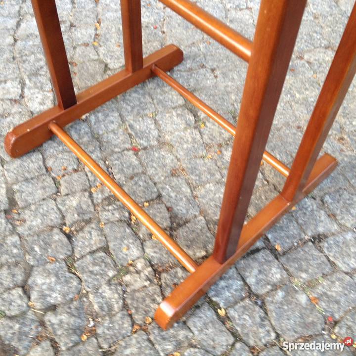Drewniany stojak wieszak na ubrania kamerdyner sprzedam