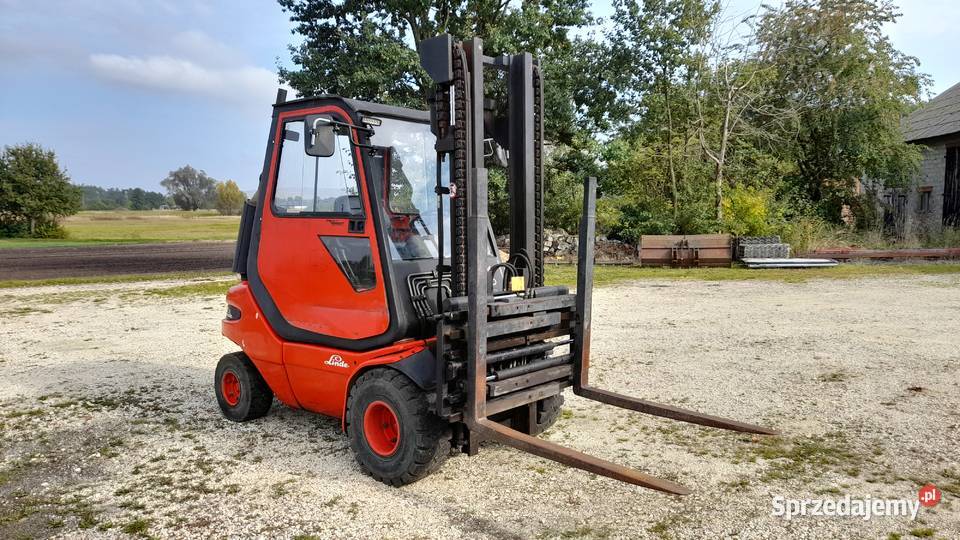 Wózek widłowy Linde H30 pozycjoner przesuw Wózki widłowe Gumnisko