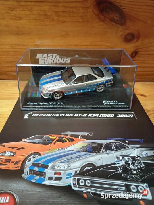 NISSAN SKYLINE GTR R34 Brian szybcy deagostini mazowieckie Warszawa