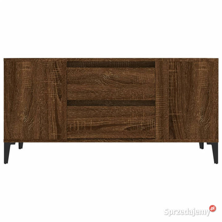 Szafka pod TV brązowy dąb 102x445x50 WM819611 Warszawa