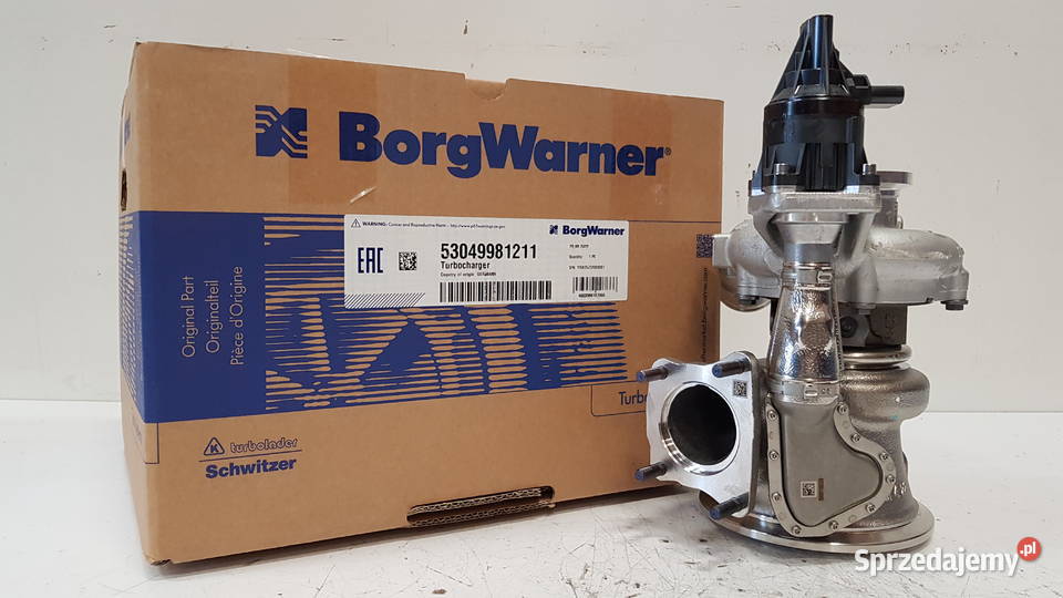 Turbosprężarka BorgWarner KKK 53049981211 mazowieckie Siedlce sprzedam