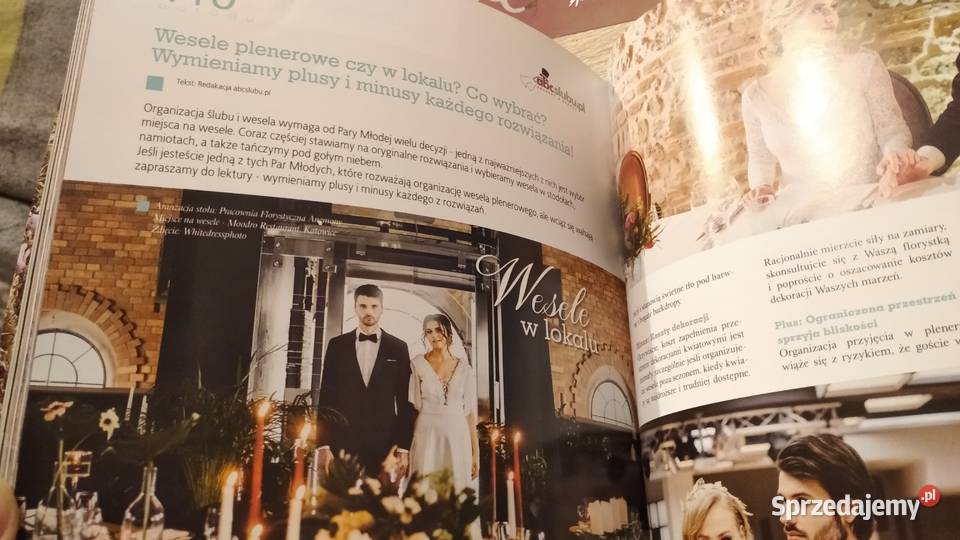 Moda ślub czasopismo Rok wydania 2019 łódzkie Łódź