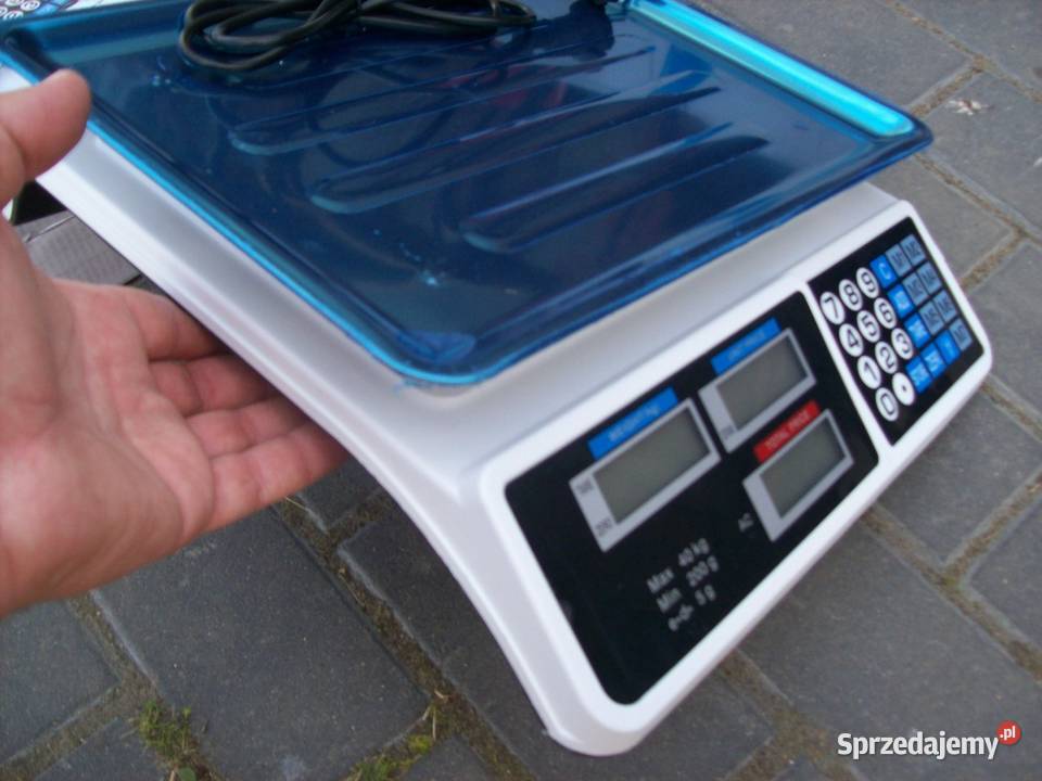 ELEKTRONICZNA WAGA 40 5g SKLEPOWA MAGAZYNOWA Elektryczne wielkopolskie