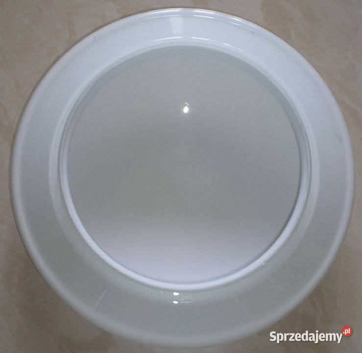 Biały szlany klosz o średnicy 33 Kraków