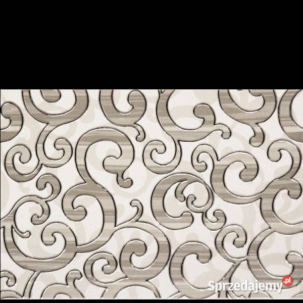 Cado szary 1 dekor 25 x 36 Domino Tubądzin Białogard