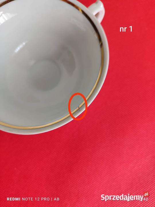 Filiżanki Wawel porcelana z sygnaturami 3 kpt śląskie Katowice