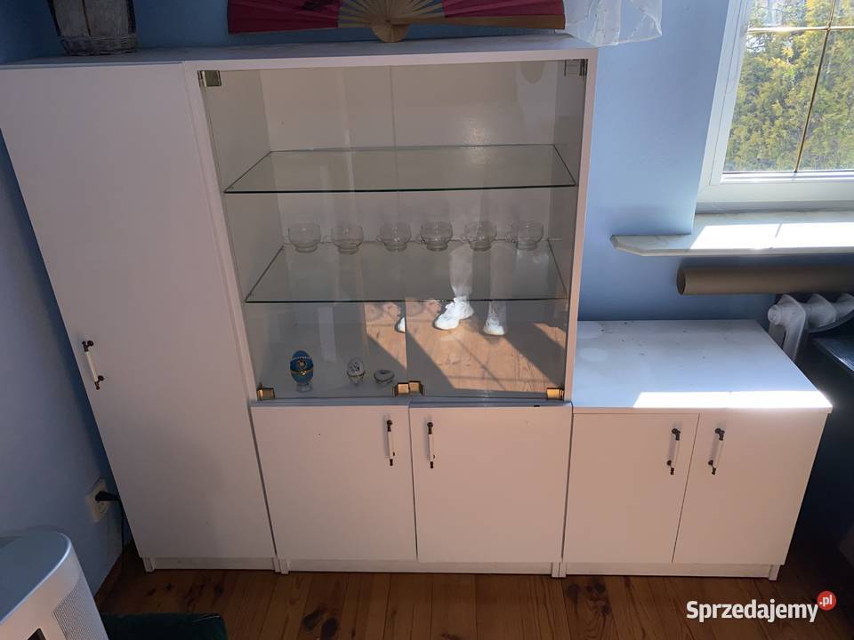 Zestaw białych mebli kujawsko-pomorskie Brodnica sprzedam