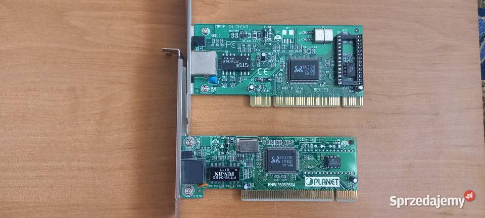 karta sieciowa planet RJ45 na układzie RTL8139C Gdańsk