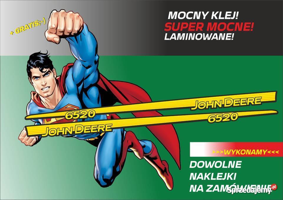 naklejki john deere 6520 Jeżewo sprzedam