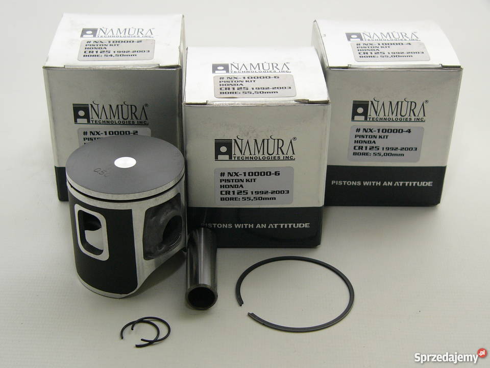 TŁOK komplet tłokowy NAMURA 5550 mm 5544 CR 125