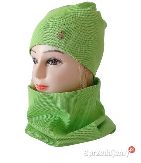 Komplety na jesień zimę czapka z kominem różne Uniseks Lublin sprzedam