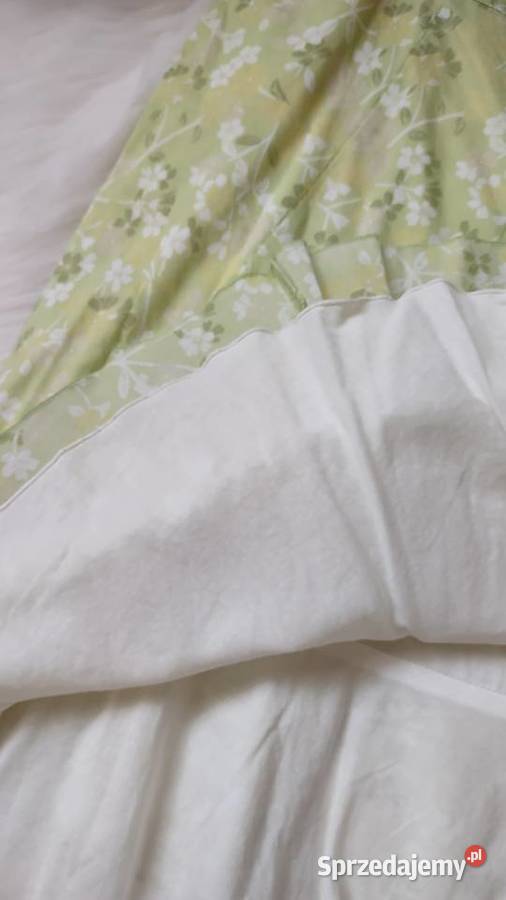 Letnia spódnica w kwiatuszki z bawełny z Długość Mini małopolskie Olkusz