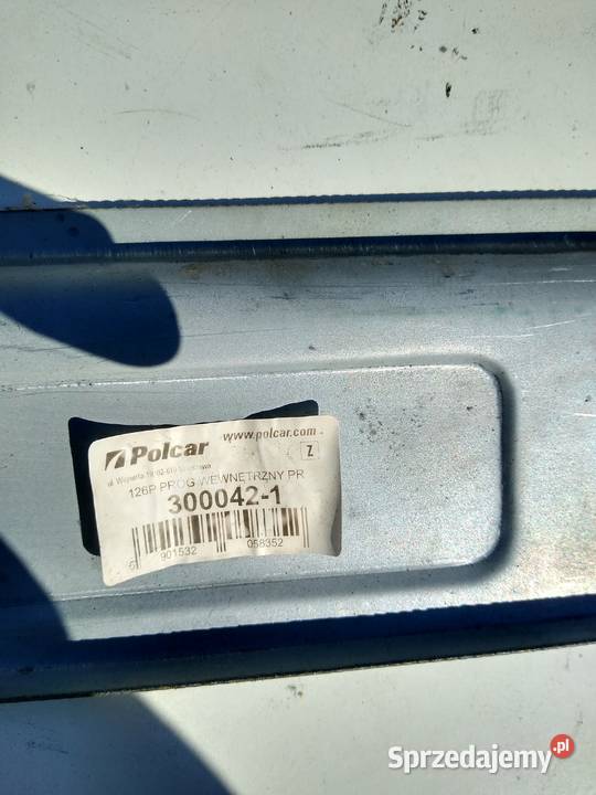 Prógi zewnętrzny Fiat 126p podkarpackie Kosowy