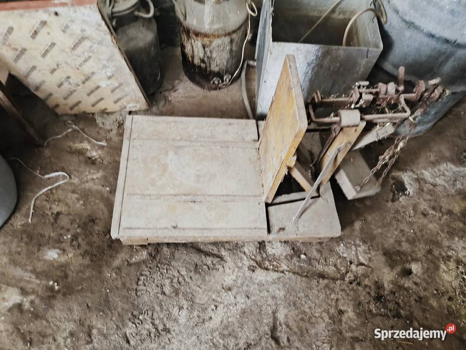 Waga towarowa stara Szalowa sprawna PRL zabytek