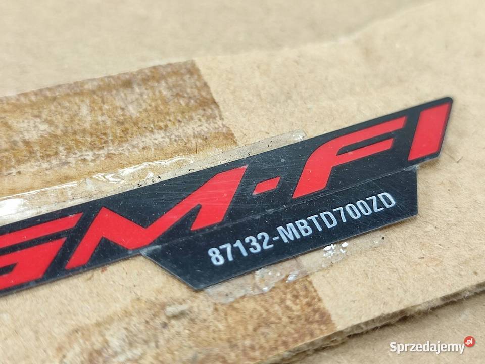NAKLEJKA PGMFI NA LEWY BOCZEK HONDA XL1000V sprzedam