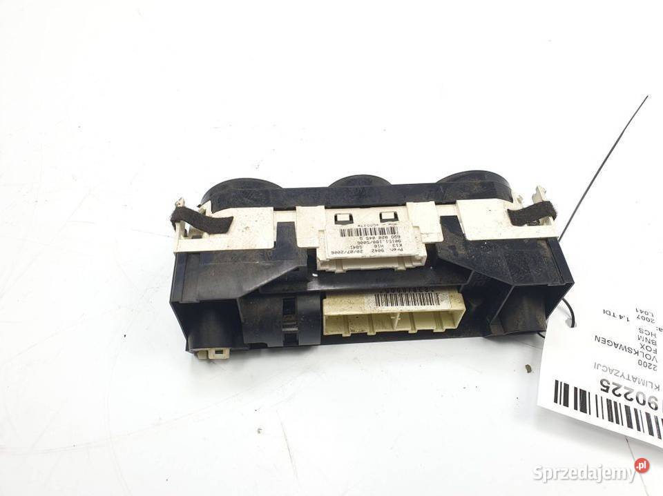 PANEL KLIMATYZACJI VOLKSWAGEN FOX 6Q0820045G Motoryzacja Lipno sprzedam