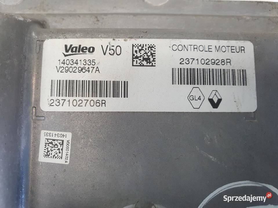 Renault Clio IV 09 TCE KOMPUTER SILNIKA Rudka