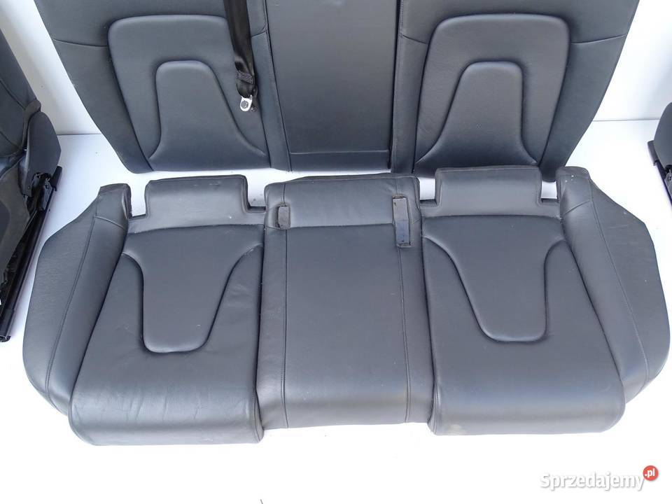 FOTELE FOTEL KANAPA KOMPLET SKÓRA CZARNE AUDI A4 osobowe