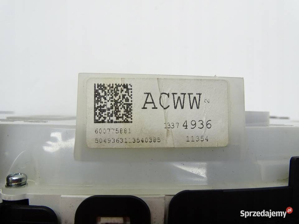 LICZNIK ZEGARY OPEL ASTRA J IV 20 CDTI 12R osobowe