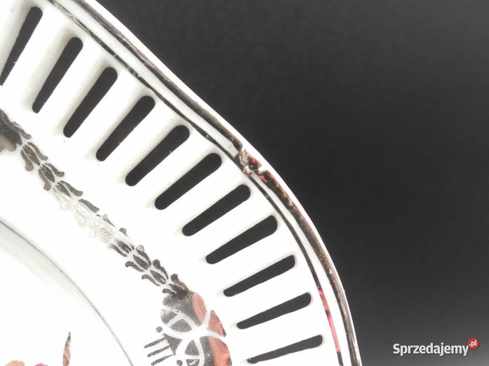 Porcelanowy talerz kolekcjonerski ozdobny z Porcelana i szkło Raszków