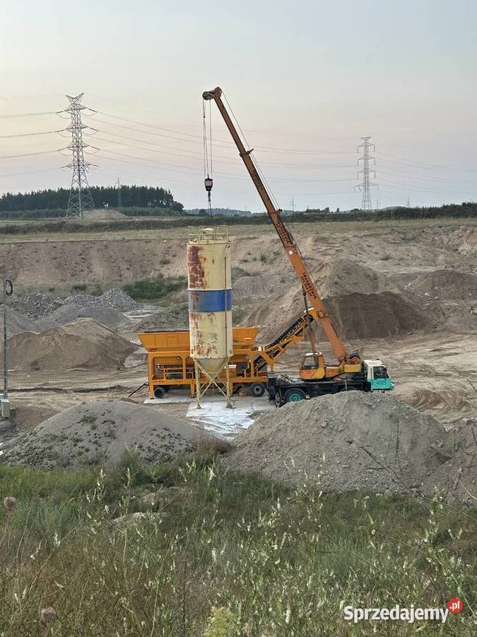 Węzeł betoniarski wytwórnia stabilizacji Parczew