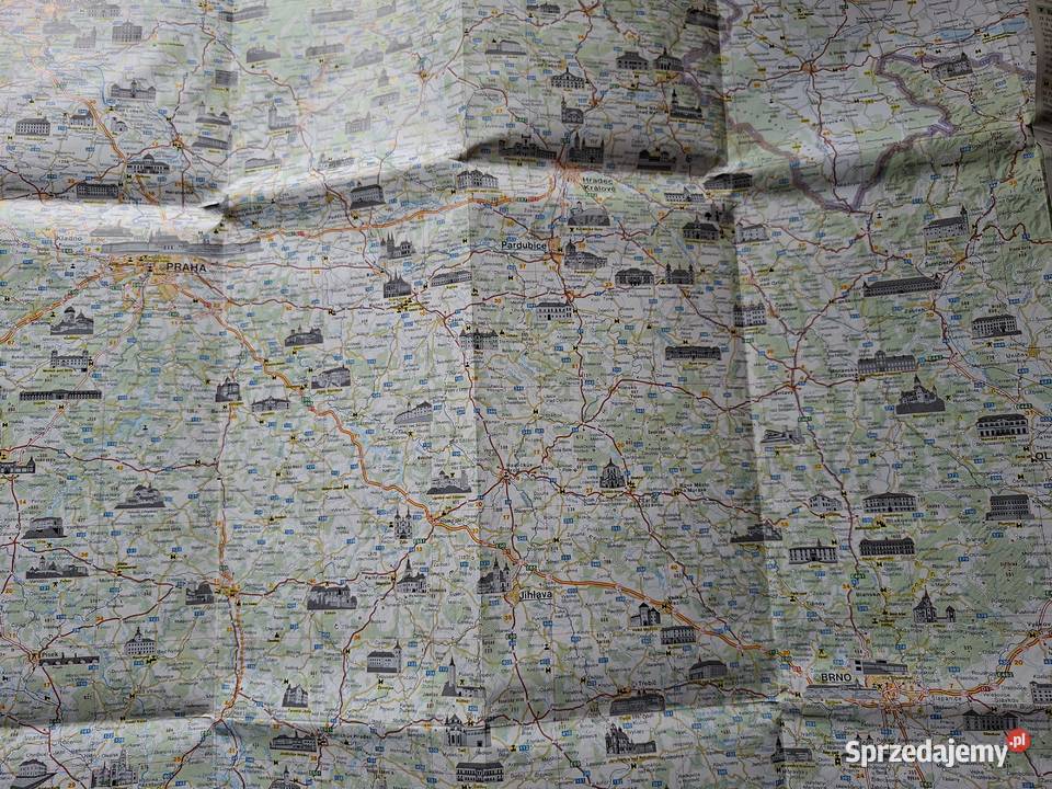 Ćesko 1500 000 mapa freytag berndt Road map