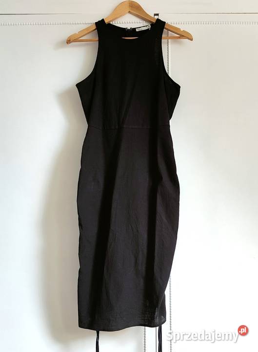 Czarna sukienka Nelly 42 XL 40 L bawełna czerń zachodniopomorskie Szczecin sprzedam