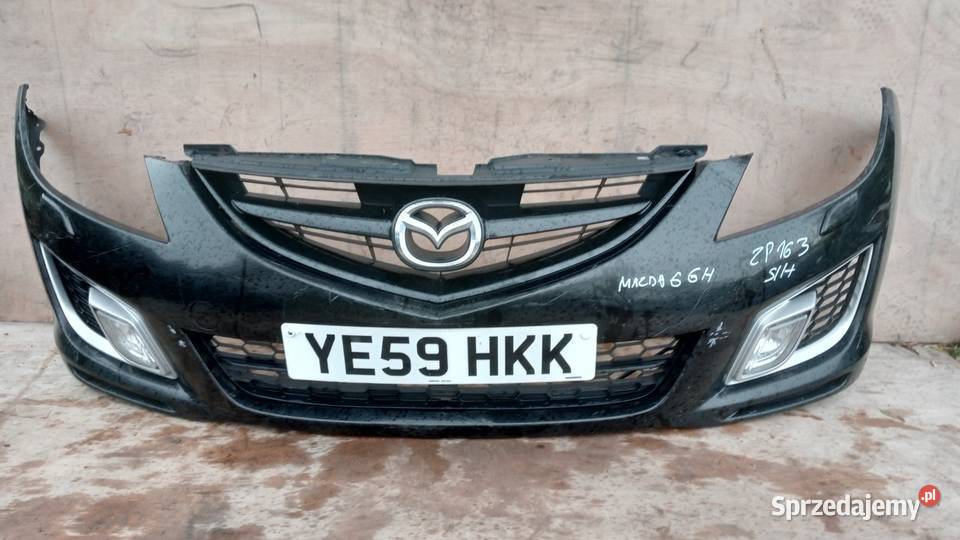MAZDA 6 SPORT GH ZDERZAK PRZÓD HALOGEN SPRYSK