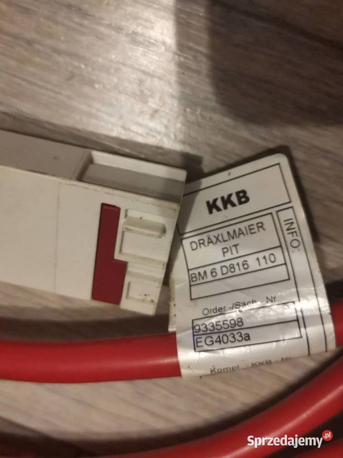 BMW 3 4 ORYGINALNY KABEL NAPRAWCZY B 61129335598 osobowe Międzychód sprzedam