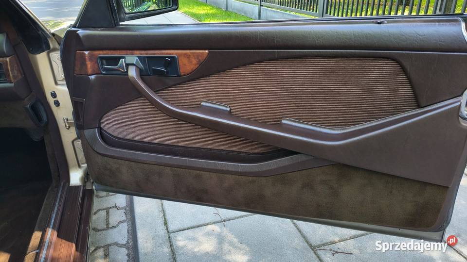 MERCEDESBENZ C126 380 SEC COUPE ZŁOTY METALIK nieuszkodzony Klasa S łódzkie Zgierz