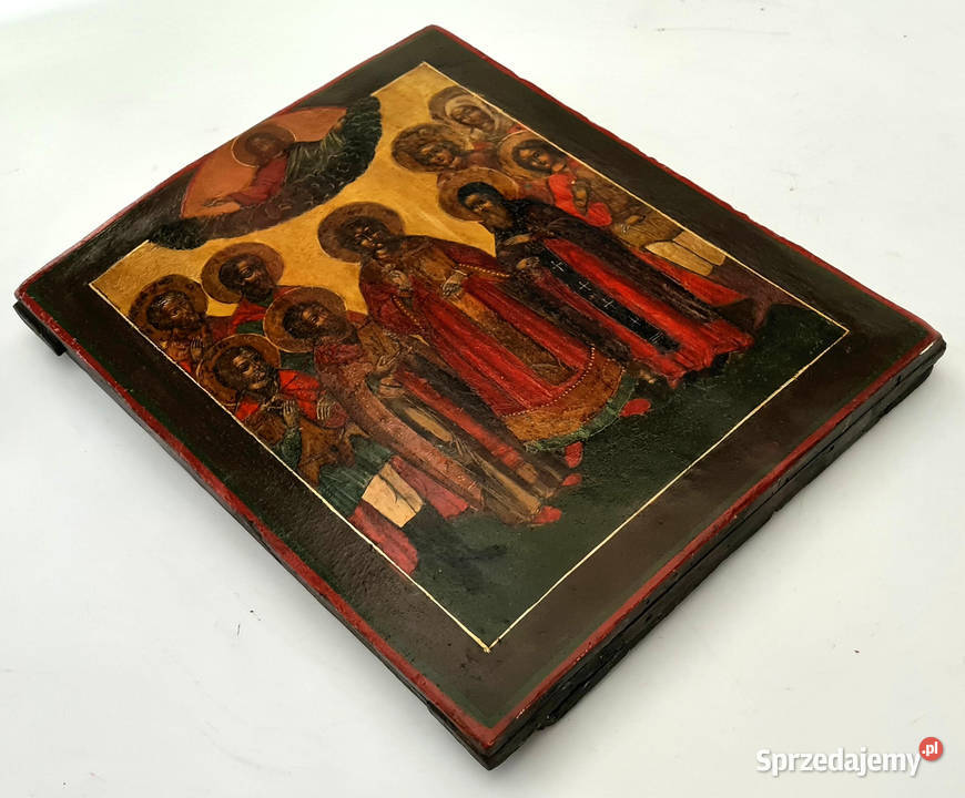 Ikona Święci Samon Awiw i Gurij 0417 Warszawa