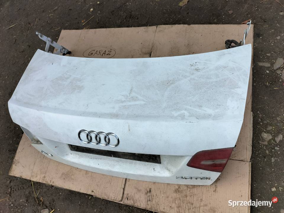 AUDI A6C6 A6 C6 SEDAN KLAPA BAGAŻNIKA BIAŁA Kamień-Kolonia