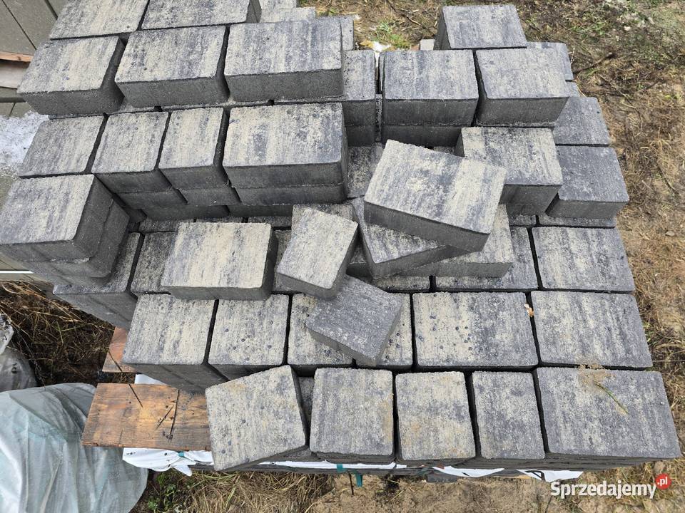 Kostka brukowa KAMAL K30 melanż szaroczarny 17m2 Wągrowiec