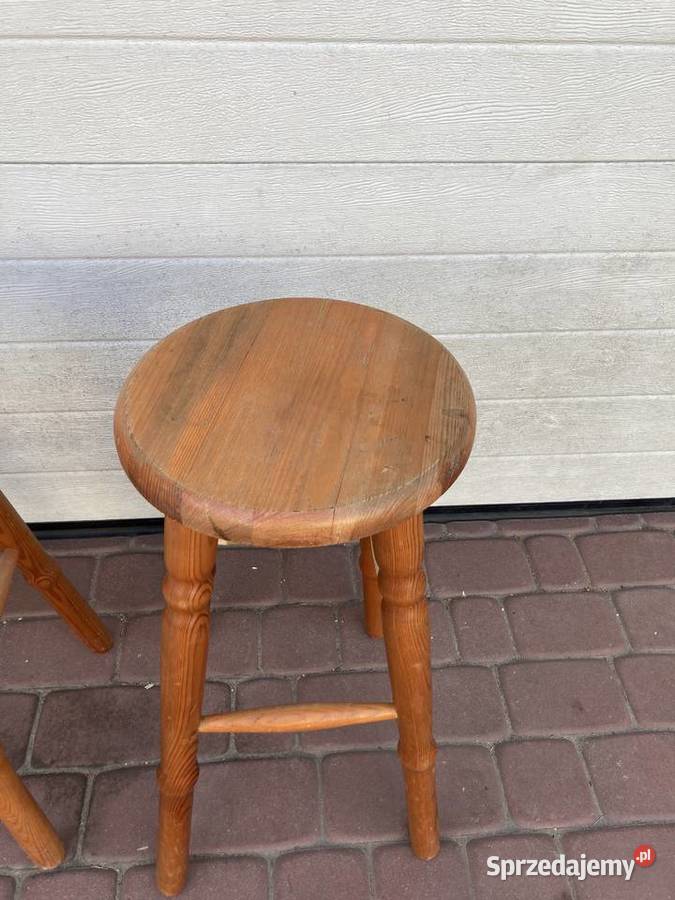 Taboret drewniany kuchenny 3 Stoły, krzesła, biurka Ożarów Mazowiecki