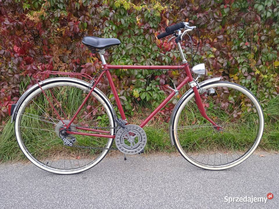 Rower miejski męski 28 biegi 2x4 vintage retro