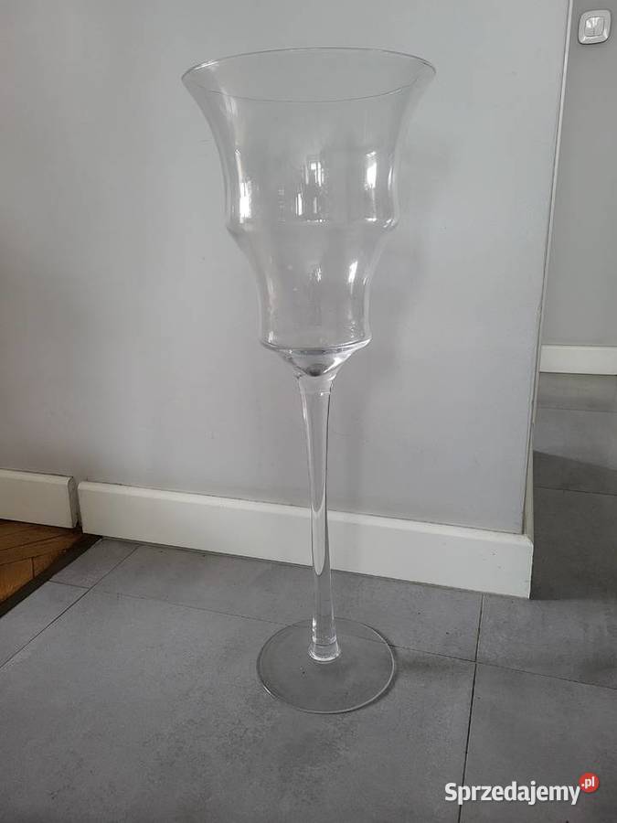 Wysoki wazon 70 w kształcie kielicha Warszawa sprzedam