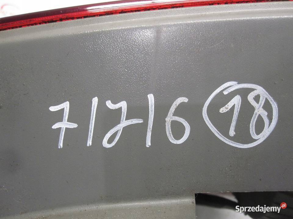 lampa prawa tył osobowe