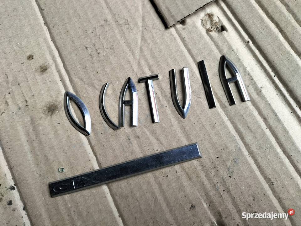 SKODA OCTAVIA 1 I NAPIS ZNACZEK EMBLEMAT