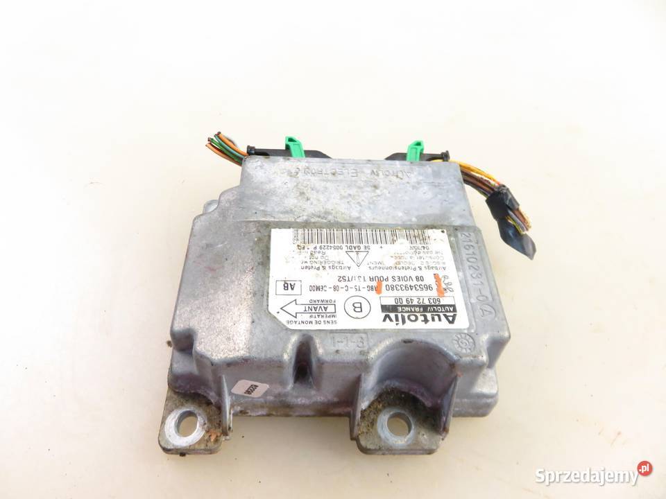 MODUŁ AIRBAG PEUGEOT 307 SW 9653493380