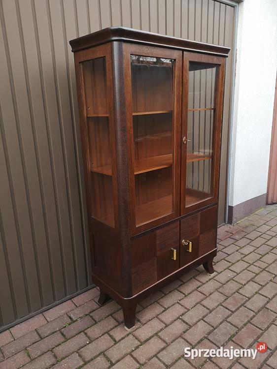 Witryna Biblioteka Serwantka ARTDECO Stara Antyk Swarzędz