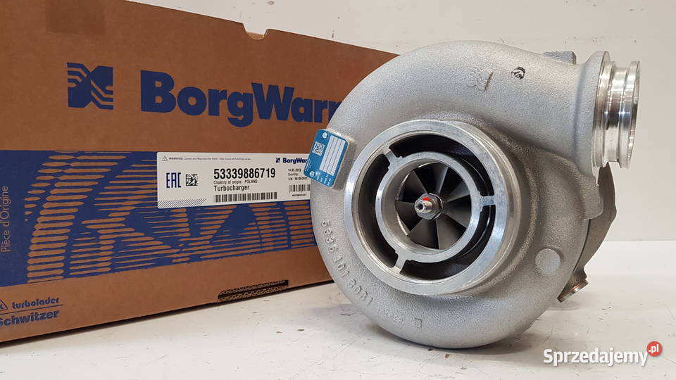 Nowa turbosprężarka BorgWarner 53339886719 Siedlce