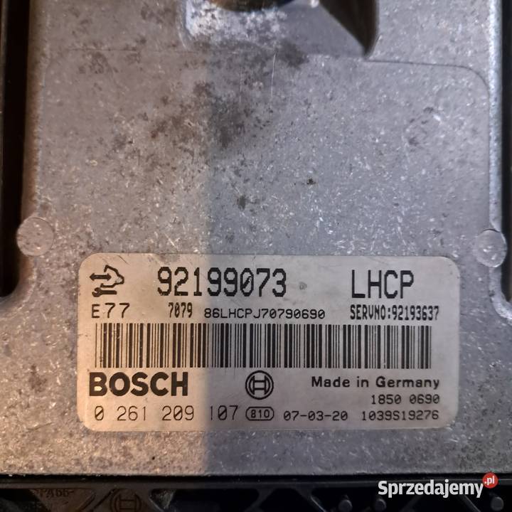0261209107 Sterownik silnika Opel Antara 22 Wojcieszków