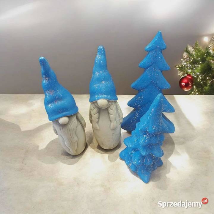 Skrzat świątecznych choinka gipsowa skrzaty Wrocław sprzedam