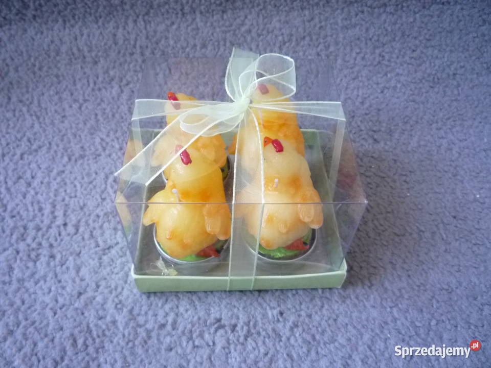 Nowe 4 świeczki Kury Kurczaki wielkanocne Szczecin