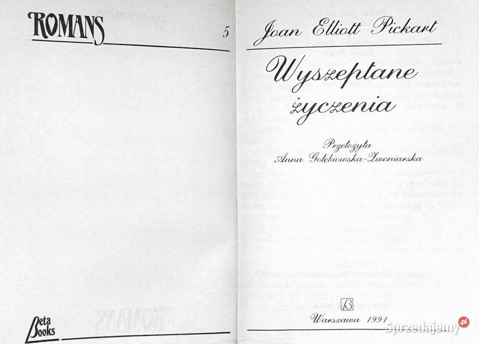 Wyszeptane życzenia Joan Elliott Pickart Chełm sprzedam