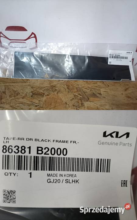 KIA SOUL 14 TAŚMA FOLIA OKLEINA SŁUPKA DRZWI Pleszew