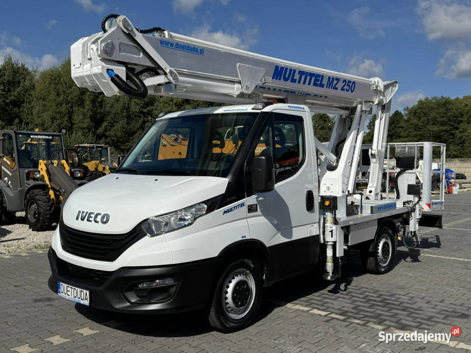 Iveco Daily 35S14 Podnośnik Koszowy Multitel MZ Iveco Widełki